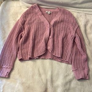 button up sweater